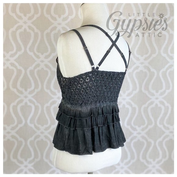 POL Sweet Burnout Flirty Lace Top - Picture 8 of 14